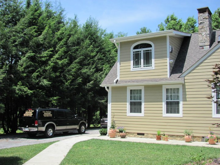 2 Storey Home with Company Van
