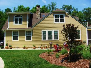 House with Landscaped Yard