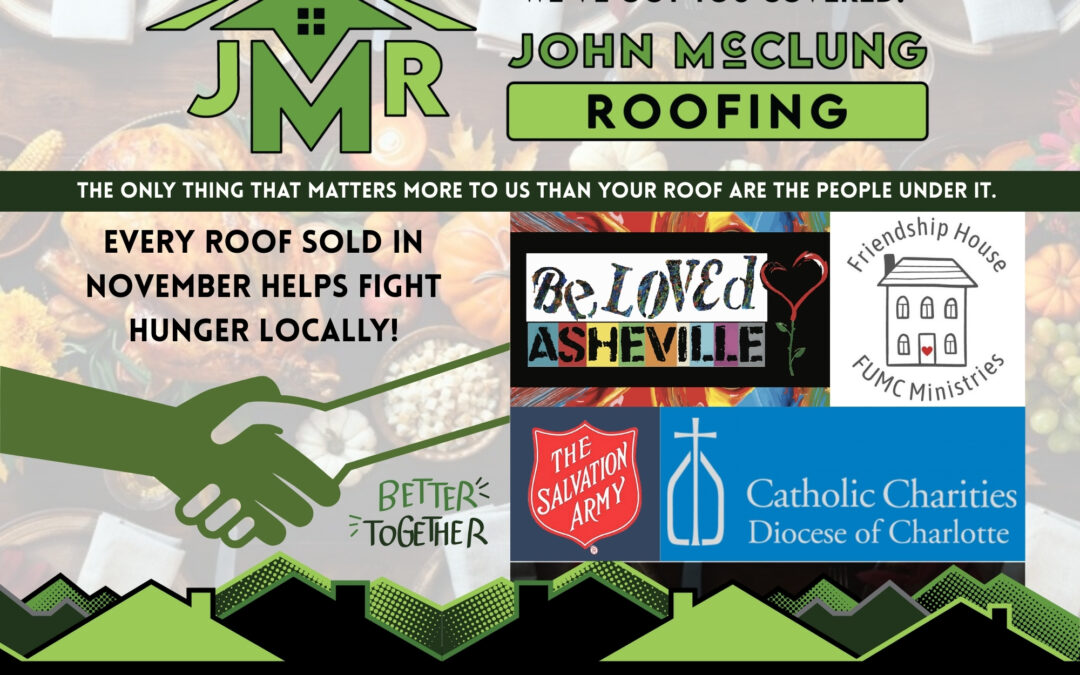 John McClung Roofing Food Fight Campaign 2025