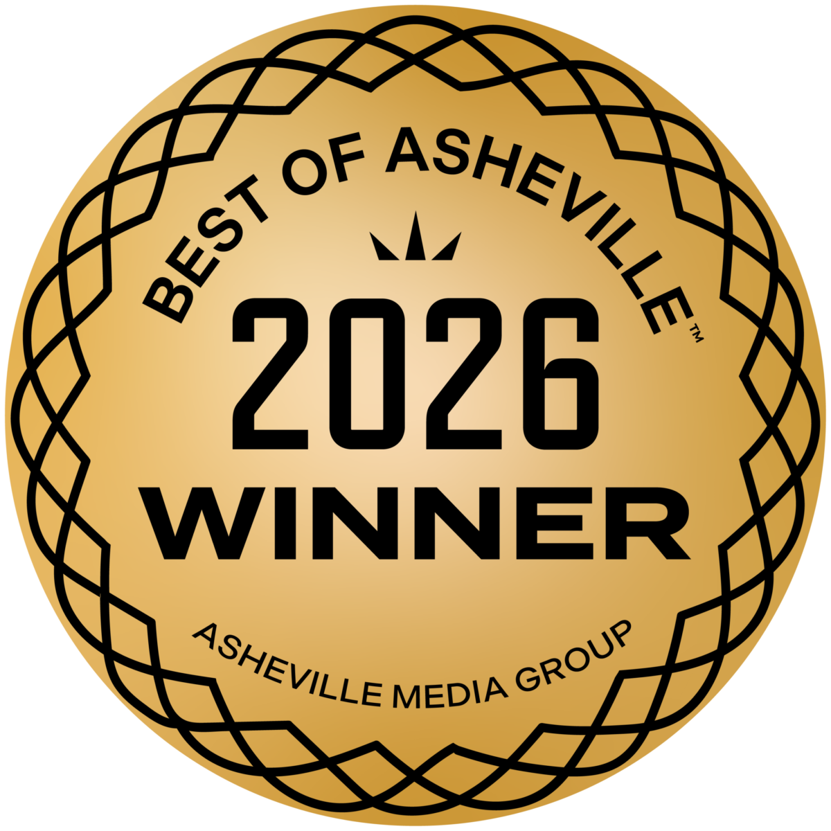 Gold winner Best of Asheville 2026
